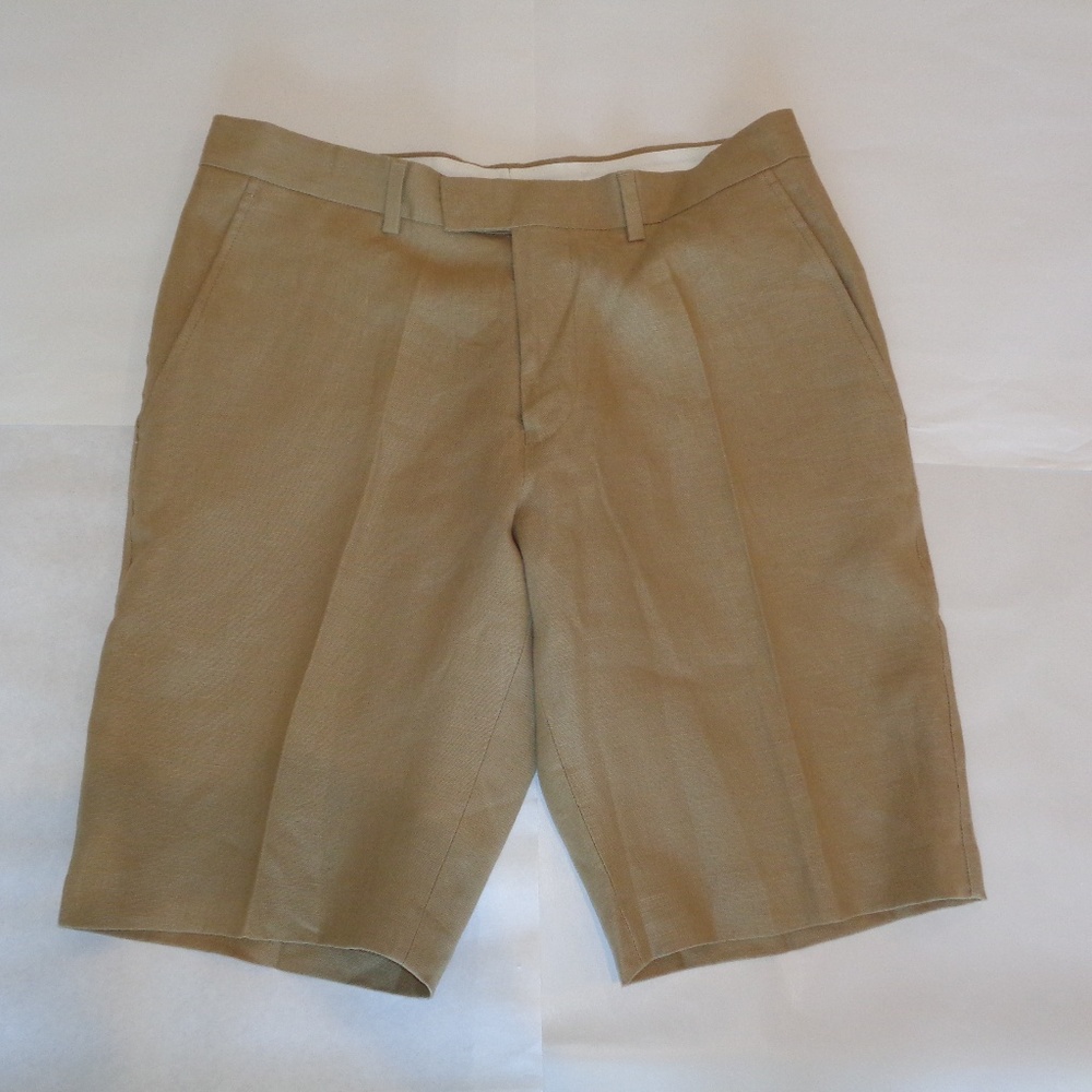Murano Baird McNutt Size 32 Brown Linen Shorts
